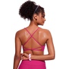 image:imageCRZ YOGA Deep V Neck Bikini Tops for Women  Padded Criss Cross Back Triangle Sexy Swim Bathing Suit BraGranita Pink