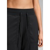 image:imageCRZ YOGA Lightweight Straight Leg Cropped Pants for Women 24  Ruched Casual Work Athletic Capri with PocketsBlack