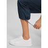 image:imageCRZ YOGA Lightweight Straight Leg Cropped Pants for Women 24  Ruched Casual Work Athletic Capri with PocketsInk Blue