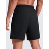 image:imageCRZ YOGA Mens Linerless Motion Shorts 7  Side Split Workout Daily Quick Dry for Gym Athletic Casual with PocketsBlack