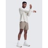 image:imageCRZ YOGA Mens Linerless Motion Shorts 7  Side Split Workout Daily Quick Dry for Gym Athletic Casual with PocketsCliff Ash