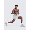 image:imageCRZ YOGA Mens Linerless Motion Shorts 7  Side Split Workout Daily Quick Dry for Gym Athletic Casual with PocketsPlatinum Grey