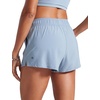 image:imageCRZ YOGA Mid Waisted Side Slit Beach Shorts for Women 3  Dolphin Swim Board Bathing Trunks Bottoms with LinerThe Breeze Blue