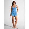 image:imageCRZ YOGA Nexfeel Double Lined V Neck One Piece Swimsuit for Women  Tummy Control Slimming Modest Bathing Suit Non PaddedParty Blue