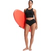 image:imageCRZ YOGA Racerback Bikini Tops for Women  Padded High Neck Modest Swim Sports Bathing BraBlack