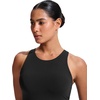 image:imageCRZ YOGA Racerback Bikini Tops for Women  Padded High Neck Modest Swim Sports Bathing BraBlack