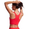 image:imageCRZ YOGA Racerback Bikini Tops for Women  Padded High Neck Modest Swim Sports Bathing BraDeep Red