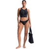 image:imageCRZ YOGA Racerback Bikini Tops for Women  Padded High Neck Modest Swim Sports Bathing BraJungle Camouflage Gray