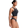 image:imageCRZ YOGA Racerback Bikini Tops for Women  Padded High Neck Modest Swim Sports Bathing BraJungle Camouflage Gray