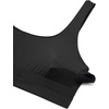 image:imageCRZ YOGA Scoop Neck Longline Bikini Tops for Women  Padded Wide Straps Modest Swimsuit Bathing Suit Sports BraBlack