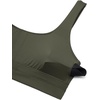 image:imageCRZ YOGA Scoop Neck Longline Bikini Tops for Women  Padded Wide Straps Modest Swimsuit Bathing Suit Sports BraDark Olive
