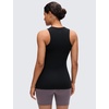image:imageCRZ YOGA Softembrace Maternity High Neck Tank Tops  Soft Sleeveless Casual Going Out Pregnancy Basic TShirts for WomenBlack