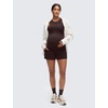 image:imageCRZ YOGA Softembrace Maternity High Neck Tank Tops  Soft Sleeveless Casual Going Out Pregnancy Basic TShirts for WomenHot Fudge Brown