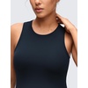 image:imageCRZ YOGA Softembrace Maternity High Neck Tank Tops  Soft Sleeveless Casual Going Out Pregnancy Basic TShirts for WomenTrue Navy