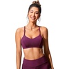 image:imageCRZ YOGA Tie Back Bikini Tops for Women  Padded Lace Up V Neck Swim Bathing Suit BraFuchsia