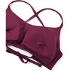 image:imageCRZ YOGA Tie Back Bikini Tops for Women  Padded Lace Up V Neck Swim Bathing Suit BraFuchsia
