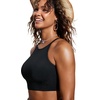 image:imageCRZ YOGA Womens Bikini Tops High Neck Swimsuit Racerback Padded Bathing Suit Sexy SwimwearBlack