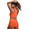 image:imageCRZ YOGA Womens Bikini Tops High Neck Swimsuit Racerback Padded Bathing Suit Sexy SwimwearCoral