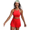 image:imageCRZ YOGA Womens Bikini Tops High Neck Swimsuit Racerback Padded Bathing Suit Sexy SwimwearDark Red
