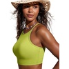 image:imageCRZ YOGA Womens Bikini Tops High Neck Swimsuit Racerback Padded Bathing Suit Sexy SwimwearPrimrose Yellow