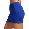 image:imageCRZ YOGA Womens High Waisted Swim Skirt A Line Swimsuit Skorts Side Slit Bathing Suit Bikini Bottoms with Built in BriefsWaves Blue
