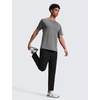 image:imageCRZ YOGA Workout Motion Pants for Men 30  Quick Dry SweatWicking Athletic Casual Daily Joggers Trouser with PocketsBlack
