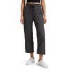 image:imageCRZ YOGA Lightweight Straight Leg Cropped Pants for Women 24  Ruched Casual Work Athletic Capri with PocketsInk Gray