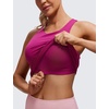 image:imageCRZ YOGA Butterluxe High Neck Tank Tops for Women  Racerback Workout Padded Yoga Athletic Camisole with Built in BraMagenta Purple