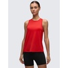 image:imageCRZ YOGA Womens Racerback Yoga Tank Tops High Crewneck Soft Casual Workout Sleeveless Flowy ShirtsDeep Red