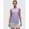 image:imageCRZ YOGA Womens Racerback Yoga Tank Tops High Crewneck Soft Casual Workout Sleeveless Flowy ShirtsLilac Lavender