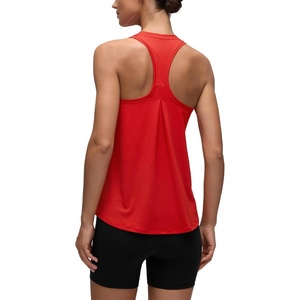 image:imageCRZ YOGA Womens Racerback Yoga Tank Tops High Crewneck Soft Casual Workout Sleeveless Flowy ShirtsDeep Red
