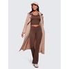 image:imageCRZ YOGA Butterluxe Crossover Flare Leggings 293133  High Waist V Cross Bootcut Bell Bottoms Yoga Pants for WomenCoffee Brown