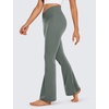 image:imageCRZ YOGA Butterluxe Crossover Flare Leggings 293133  High Waist V Cross Bootcut Bell Bottoms Yoga Pants for WomenGrey Sage
