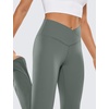 image:imageCRZ YOGA Butterluxe Crossover Flare Leggings 293133  High Waist V Cross Bootcut Bell Bottoms Yoga Pants for WomenGrey Sage