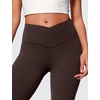 image:imageCRZ YOGA Butterluxe Crossover Flare Leggings 293133  High Waist V Cross Bootcut Bell Bottoms Yoga Pants for WomenHot Fudge Brown