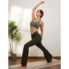 image:imageCRZ YOGA Butterluxe Crossover Flare Leggings 293133  High Waist V Cross Bootcut Bell Bottoms Yoga Pants for WomenOlive Green