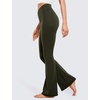 image:imageCRZ YOGA Butterluxe Crossover Flare Leggings 293133  High Waist V Cross Bootcut Bell Bottoms Yoga Pants for WomenOlive Green