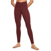 image:imageCRZ YOGA Butterluxe Crossover Waist Leggings 28  Criss Cross Full Length Workout Athletic Womens Yoga PantsNoctilucence Red