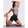 image:imageCRZ YOGA Butterluxe Crossover Biker Shorts 5  Criss Cross High Waisted Workout Yoga Buttery Soft WomensBlack