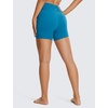 image:imageCRZ YOGA Butterluxe Crossover Biker Shorts 5  Criss Cross High Waisted Workout Yoga Buttery Soft WomensSupersonic Blue