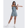 image:imageCRZ YOGA SoftAura Sweat Shorts for Women 4  High Waisted Modal for Casual Lounge Athletic with Pockets DrawstringBelgian Blue