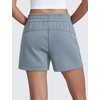 image:imageCRZ YOGA SoftAura Sweat Shorts for Women 4  High Waisted Modal for Casual Lounge Athletic with Pockets DrawstringBelgian Blue