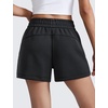 image:imageCRZ YOGA SoftAura Sweat Shorts for Women 4  High Waisted Modal for Casual Lounge Athletic with Pockets DrawstringBlack