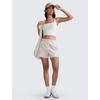 image:imageCRZ YOGA SoftAura Sweat Shorts for Women 4  High Waisted Modal for Casual Lounge Athletic with Pockets DrawstringMilky White Bone