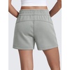 image:imageCRZ YOGA SoftAura Sweat Shorts for Women 4  High Waisted Modal for Casual Lounge Athletic with Pockets DrawstringSterling
