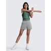 image:imageCRZ YOGA SoftAura Sweat Shorts for Women 4  High Waisted Modal for Casual Lounge Athletic with Pockets DrawstringSterling