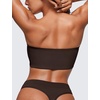 image:imageCRZ YOGA Softhold Double Lined Strapless Bralette  Stretchy Smooth Womens Tube Tops Bandeau Wireless TShirt Everyday BraHot Fudge Brown