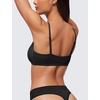 image:imageCRZ YOGA Softhold High Rise Thongs for Women  Sexy Tagless Comfortable Panties Smooth Breathable Ladies Underwear 3 PackBlack 3pack