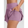 image:imageCRZ YOGA Softretch 2 in 1 Flowy Shorts for Women  High Waisted Causal Yoga Lounge Workout with PocketsLight Lavender