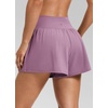 image:imageCRZ YOGA Softretch 2 in 1 Flowy Shorts for Women  High Waisted Causal Yoga Lounge Workout with PocketsLight Lavender